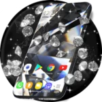 diamond live wallpaper android application logo